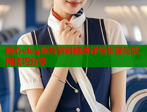 糖心vlog账号资料修改详细步骤与实用技巧分享