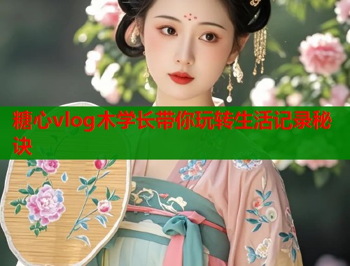 糖心vlog木学长带你玩转生活记录秘诀