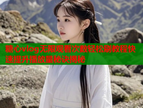 糖心vlog无限观看次数轻松刷教程快速提升播放量秘诀揭秘