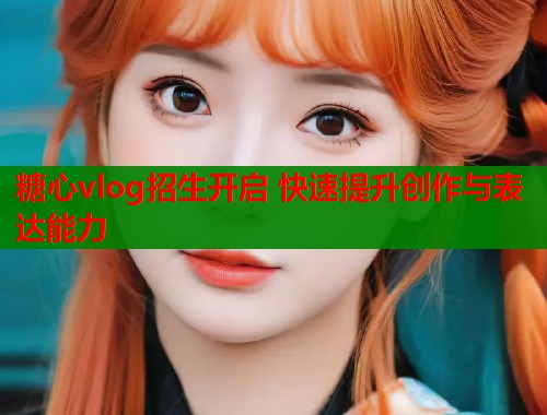 糖心vlog招生开启 快速提升创作与表达能力