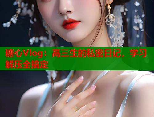 糖心Vlog：高三生的私密日记，学习解压全搞定