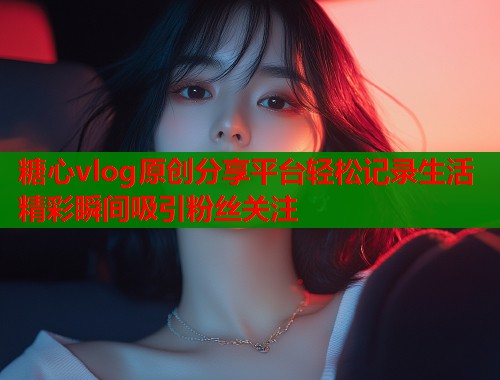糖心vlog原创分享平台轻松记录生活精彩瞬间吸引粉丝关注