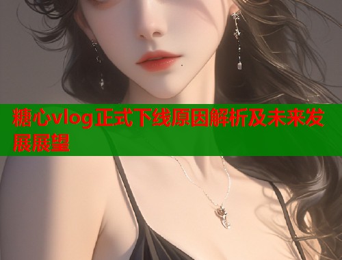 糖心vlog正式下线原因解析及未来发展展望