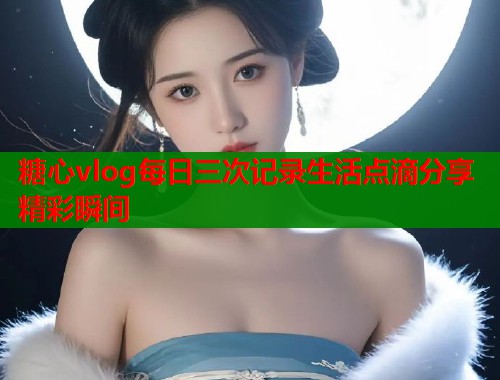 糖心vlog每日三次记录生活点滴分享精彩瞬间