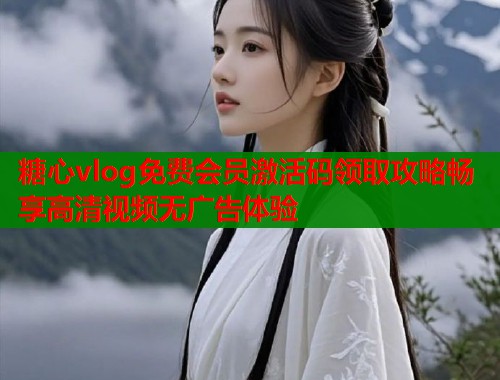 糖心vlog免费会员激活码领取攻略畅享高清视频无广告体验